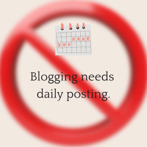 blogging myths